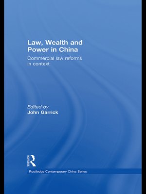 cover image of Law, Wealth and Power in China